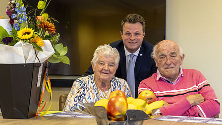 Foto echtpaar Buitelaar - van der Kaaij