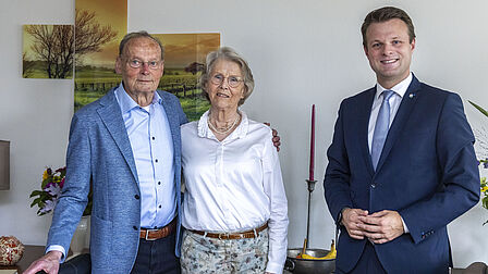 foto van echtpaar valstar boon en wethouder valstar