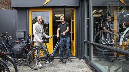 foto inleveren fiets bij fietsbank